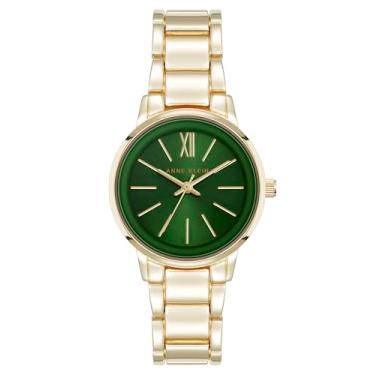Imagem de Anne Klein Relógio de pulseira feminino, Dourado