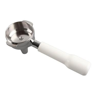 Imagem de Filtro de café EasytoClean de 58 mm com copo de aço inoxidável de malha fina, compatível com Aibao, Gomilei, para melhor extração, acessório de máquina de café (branco)