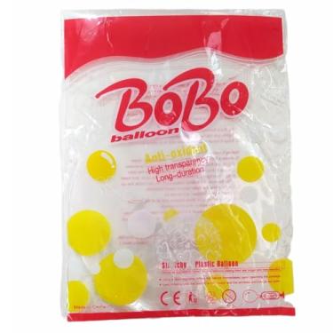 Imagem de Kit 50 Balões Bubble Transparentes 18" (45 cm) – Balão Bolha para Decoração com Ar ou Hélio – Festa, Casamento, Aniversário, Arco, Painel Instagramável, Balada, Balão Grande e Resistente