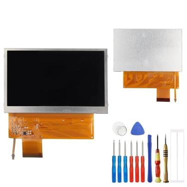 Imagem de E-yiiviil Tela digital LCD compatível com Sony PSP 1000,1001,1002,1003 tela sensível ao toque LCD de 4,3 polegadas para montagem Sony com ferramentas