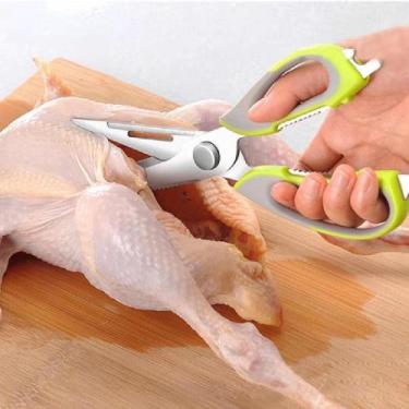 Imagem de Tesoura de Cozinha em Inox Corta Quebra-Nozes Abre Garrafa - Yeet