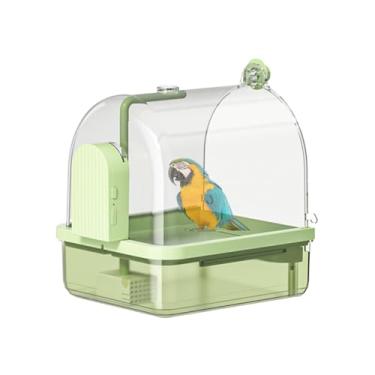 Imagem de Banheira Para Gaiola De Pássaros | Banheira Para Calopsita - Banheira Automática Resistente À Mastigação Com Dois Modos De Parque Infantil Para Criação Viagem Exibição Aviário Exterior