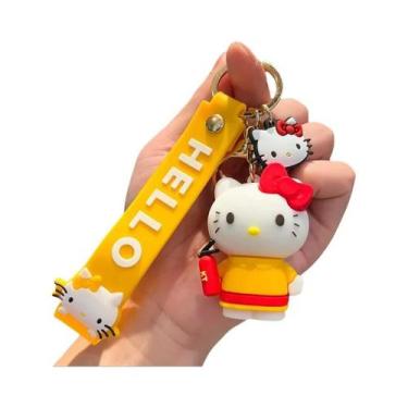 Imagem de Kawaii Hello Kitty Chaveiro Pingente Titular Sanrio Carro Chaveiro Sac