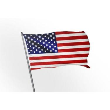 Imagem de Kit 2 Bandeiras - Brasil E Estados Unidos - WCAN