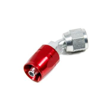 Imagem de Aeroquip Mangueira de alumínio anodizado vermelho e azul FCM1021-04AN 45 graus