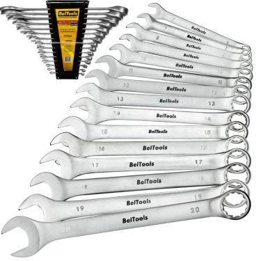 Imagem de Jogo 15pcs Chave Combinada 6 a 32mm Cromo Vanadio Beltools