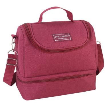 Imagem de Bolsa Térmica C/ 2 Compartimentos Jacki Design - Joy Vinho