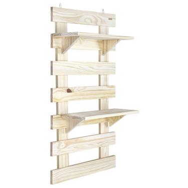 Imagem de Painel Floreira Tramontina Vertical Em Madeira Maciça Com Duas Prateleiras