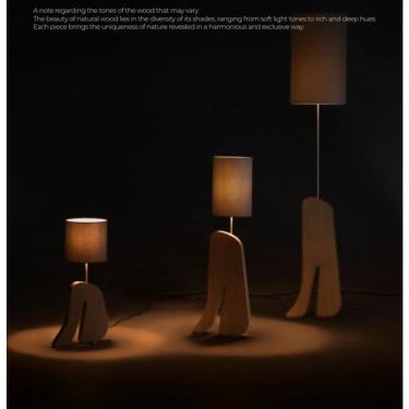 Imagem de Madelustre Abajur Antropus Grande 3360na