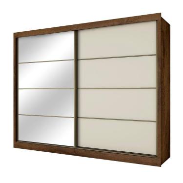 Imagem de Guarda Roupa Sevilha 1 Porta com Espelho MDF - MadeMarcs