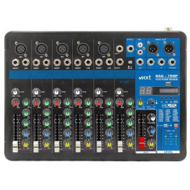 Imagem de Mesa De Som 7 Canais Bluetooth Usb 24 Efeitos - MXT