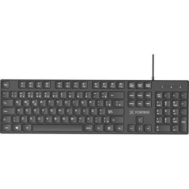 Imagem de Teclado Office Fortrek K15 Slim USB ABNT2 Preto