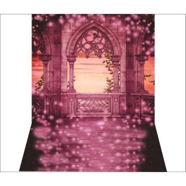 Imagem de Fundo Fotográfico Castelo Fantasia De Princesa 1,50X2,50 - Mix estilos