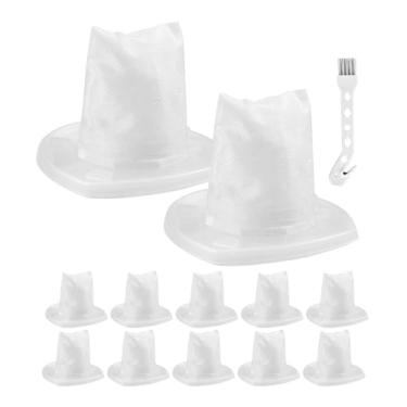 Imagem de Pacote com 12 filtros de substituição VF110 compatível com Black and Decker VF110 Dustbuster aspirador portátil sem fio CHV1410L CHV9610 CHV1210 CHV1510 CHV1410 CHV1410B BDH2000L, parte 90558113-01