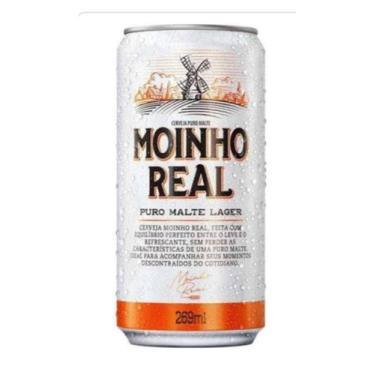 Imagem de Cerveja moinho real puro malte  fardo com 8