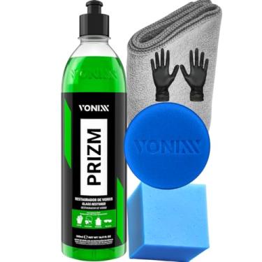 Imagem de Kit produto para Limpeza Vidros Removedor de Calcificação Prizm Tira Chuva Ácida Vonixx