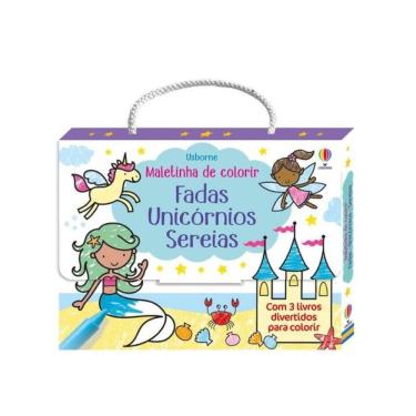 Imagem de Fadas, Unicórnios,Sereias: Maletinha De Colorir
