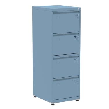 Imagem de Armário De Arquivo De Aço Pandin 4 Gavetas Gavetas Azul Dali