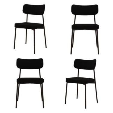 Imagem de Kit com 4 Cadeiras para Sala de Jantar Mona Yescasa