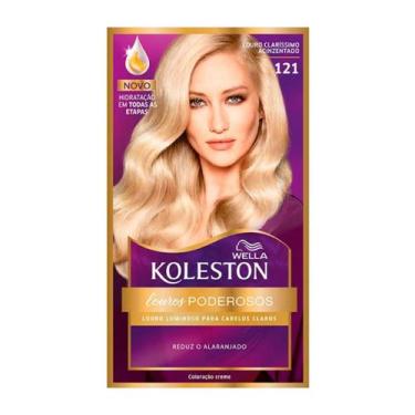 Imagem de Coloração Koleston 121 Louro Claríssimo Acinzentado Wella