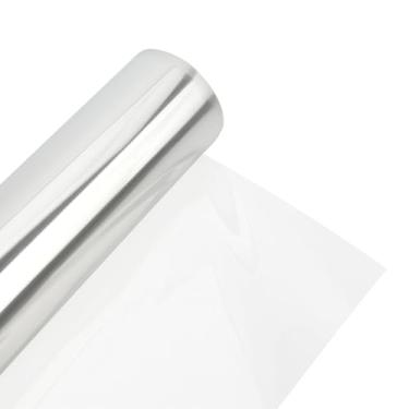 Imagem de Rolo de plástico transparente de celofane para cestas de presente (80 cm x 30 m), papel de embrulho transparente grande para buquê de flores, arte de comida, artesanato, folhas de celofane, sacos de