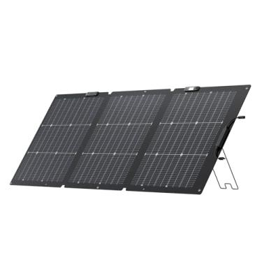 Imagem de EF ECOFLOW NextGen Painel Solar Portátil Bifacial 160W para Estação de Energia, Eficiência de até 25%, Carregador Solar Dobrável com Suporte Ajustável, À Prova d'Água IP68 para RV, Sistemas Off-Grid