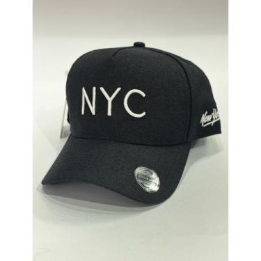 Imagem de boné chapéu ny LA snapaback regulagem botão basebol - NoBrand, Tuiú NY