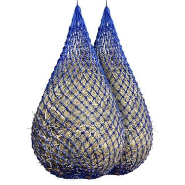 Imagem de TackPro Rede de feno de alimentação lenta para cavalos 106 cm - 1,25-azul 2 peças