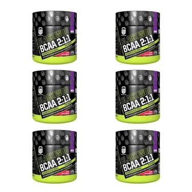 Imagem de Kit 6 BCAA 2:1:1 Powder Wod Nutrition-Unissex