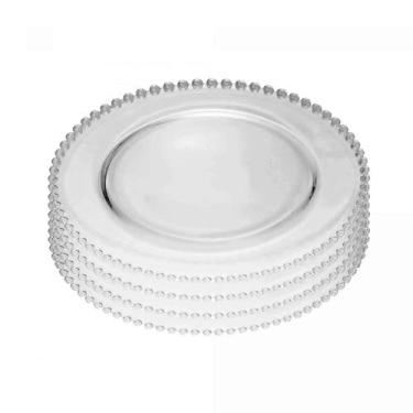 Imagem de Conjunto 4 Pratos de Cristal Pearl 28cm - Wolff