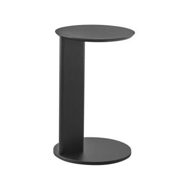 Imagem de Mesa Lateral Redonda Complementos Nero 35 cm