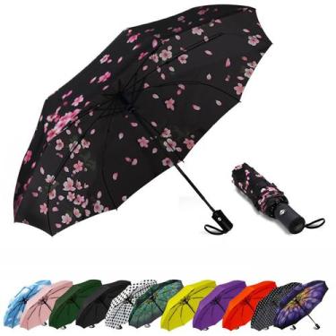 Imagem de Guarda-chuva SIEPASA Sakura Windproof Travel Compact Automatic
