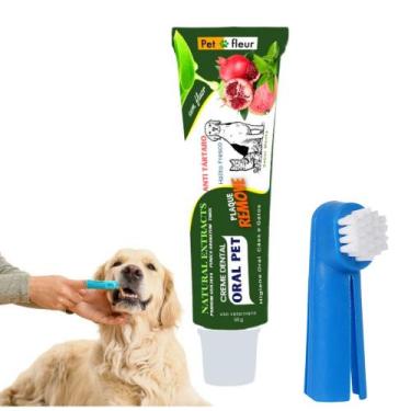 Imagem de Creme Dental Cães E Gatos Anti Tártaro Enzimatico - Extratos Naturais 