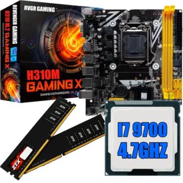 Imagem de KIT UPGRADE - I7 9 GERAÇÃO 4.7GHZ + PLACA MÃE GAMER + 32GB DDR4 (8GB DDR4)
