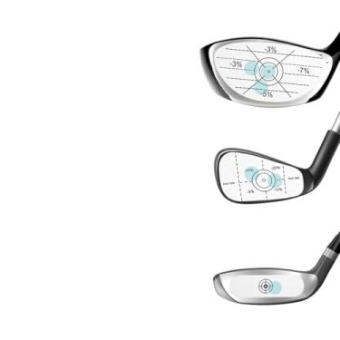 Imagem de YENOVO Conjunto de fitas de impacto de golfe de 360 peças, adesivos de treinamento Sweet Spot para madeira, ferros e putters, etiquetas de impacto para consistência de balanço, controle de distância e