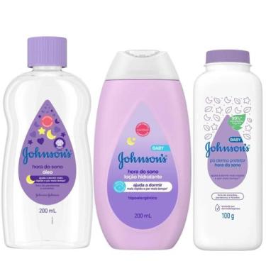 Imagem de Kit Johnsons Hora do sono Talco Oleo e Loção Hidratante - Johnson & Jo
