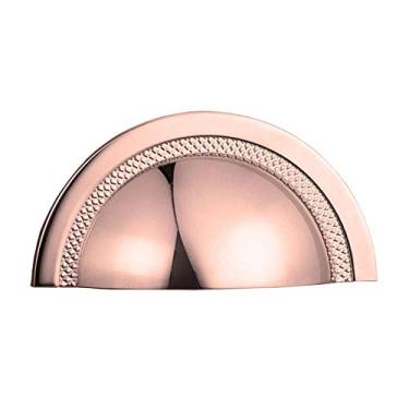 Imagem de Puxador de Gaveta Sobrepor Zen Concha Shell - 64mm Rose