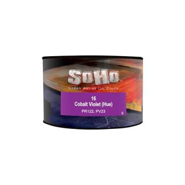 Imagem de Soho Urban Artist Tinta a óleo - tonalidade violeta cobalto, lata de 430 ml - Cores a óleo mais valiosas para pintura, excelente carga de pigmento