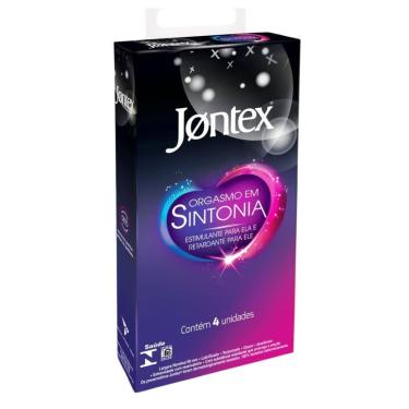 Imagem de Preservativo Jontex em Sintonia 4 Unidades