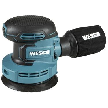 Imagem de Lixadeira Roto-Orbital 18V WS2302.9 Wesco – 2 Funções, Velocidade Variável, Coletor de Pó – Sem Bateria