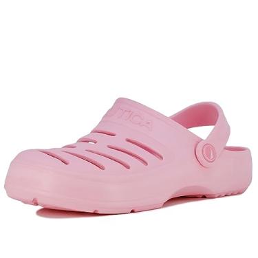 Imagem de Nautica Women's Clogs - Athletic Sports Sandal - Water Shoes Slip-On With Adjustable Back Strap With Open Slits - Beach Sports Summer Shoe-River Edge-Pink-7