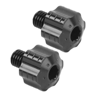 Imagem de Cryfokt Retorno Espelho -loch Plugue, Liga de Alumínio No Sentido Horário do Sentido Horário -parafuso do Poço para o Suporte de Espelho Traseiro de 8 Mm (Preto)