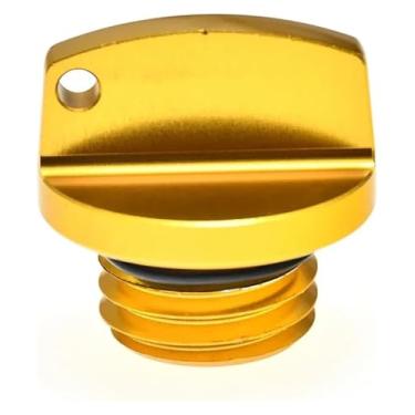 Imagem de Acessórios de motocicleta CNC M20 x 2,5 plugue de tampa de enchimento de óleo compatível com Y&AMAHA CBR 250RR 1000RR YZ250F YZ450F (amarelo)
