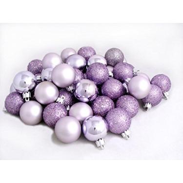 Imagem de Lavender Purple Shatterproof 4-Finish Christmas Ball Ornaments 2.5" (60mm)