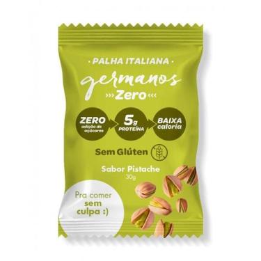 Imagem de Palha Italiana Germanos Zero Açúcar + Whey Sabor Pistache 30g