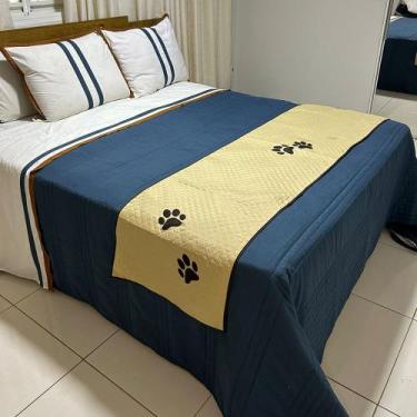 Imagem de Peseira Cama Casal Queen Impermeável para Pet - Comfort Pet, Avelã
