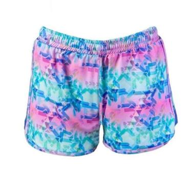 Imagem de Shorts Feminino BT Series Mormaii Estampado, G, Azul, Rosa