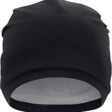 Imagem de Chapéu De Proteção Emf, Boné De Gorro Elástico Anti-radiação, Tecido Prateado De Proteção Contra Radiação Emf Rf, Alta Eficiência De Blindagem, Black, One Size
