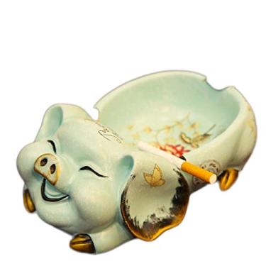 Imagem de Cinzeiros para cigarros Cinzeiro de porco fofo decoração de casa artesanato decoração de quarto escritório cinzeiro vintage ornamento estatuetas decoração de sala de estar decoração bandeja de cinzas