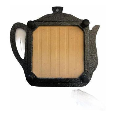 Imagem de Descanso Apoio Aparador De Panela Em Alumínio C/ Porcelana - Funditex,